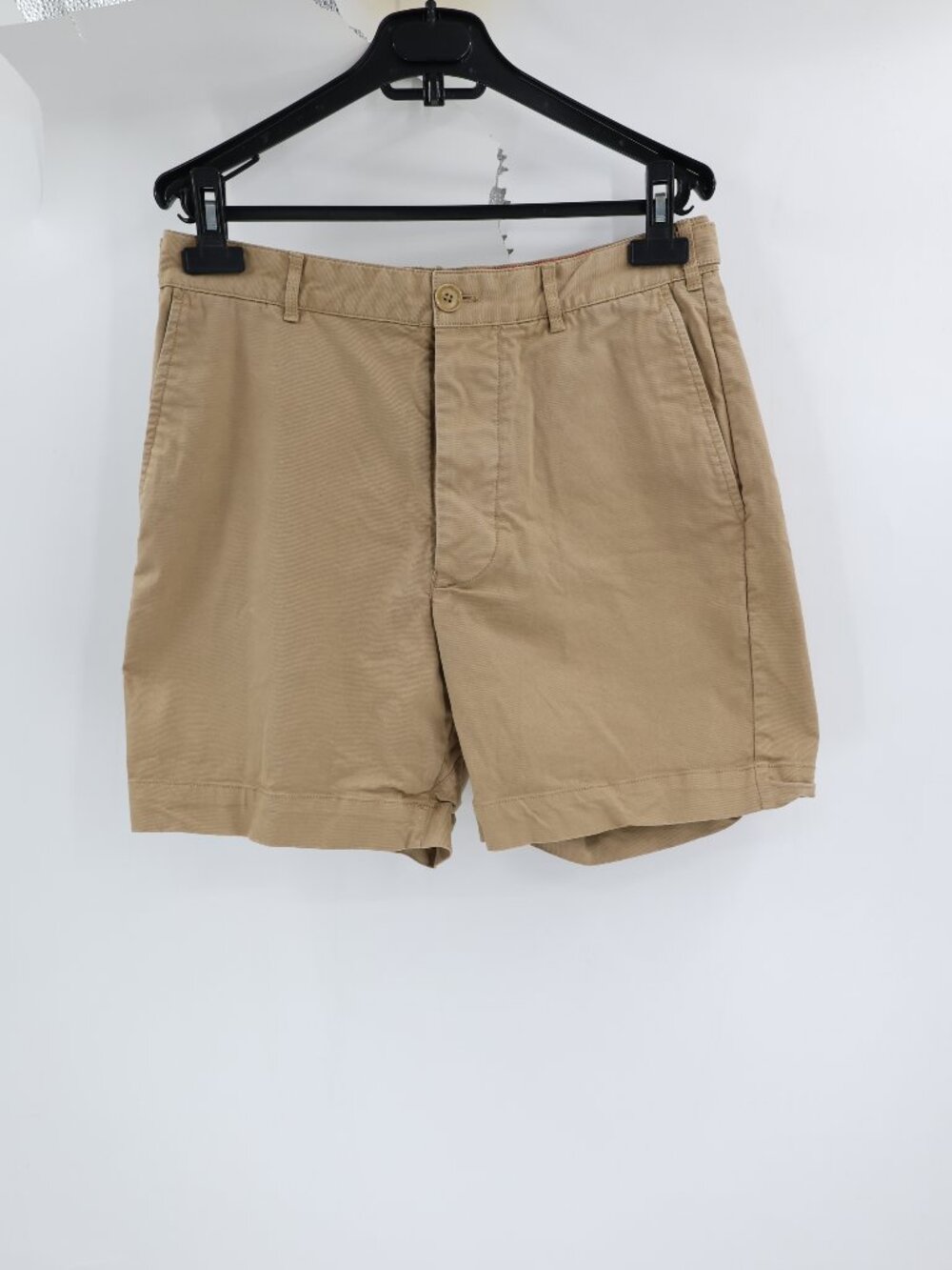 Alex Mill Shorts Mens 31 Flat Front BCI Cotton 6" Golf Button Fly Beige chino